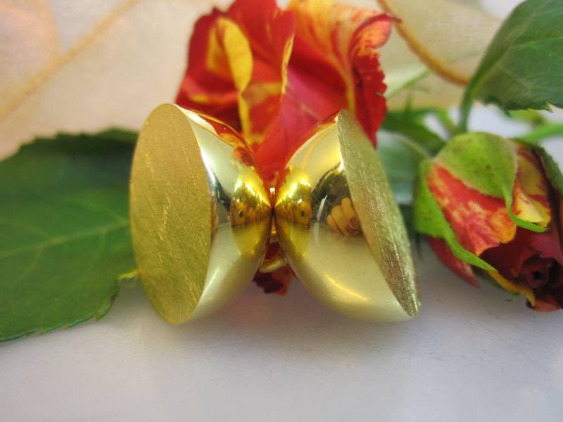 Ohrringe Ohrhänger Zirkonia weiß 750er Gelbgold 18 Karat vergoldet O3057S 