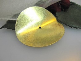 ZS579 -- Eine Riesenscheibe Kupfer vergoldet 42mm Durchmesser
