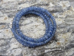 Blauer Saphir natürlich - Halskette mit 95 Carat