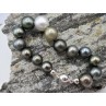Perlenarmband mit Tahitiperlen 10-13mm