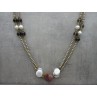 Perlenkette 1 Meter + verschiedene Edelsteine