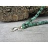 Smaragd Scheiben Halskette